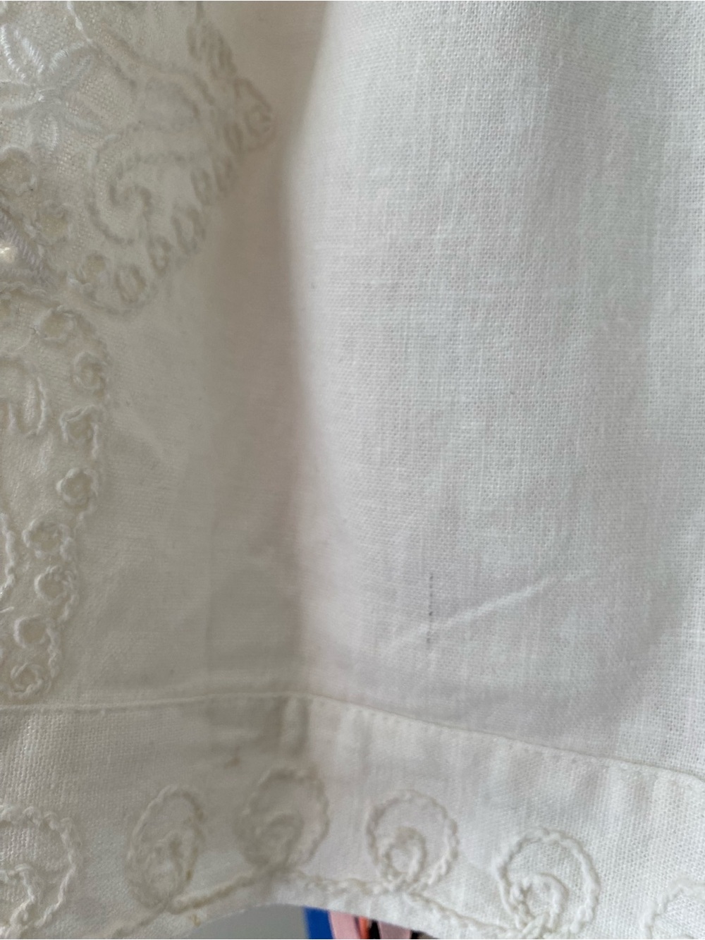 Anthropologie Ollari Cutwork Pull-On Shorts XL white color new with tag nwt - Picture 9 of 10